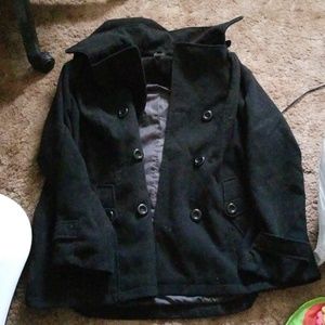 George black pea coat